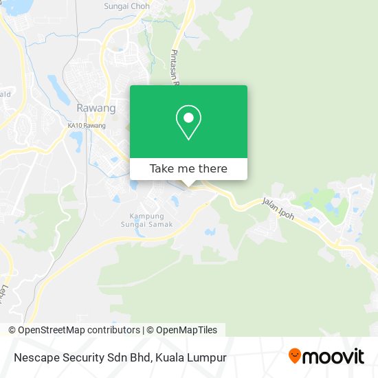 Peta Nescape Security Sdn Bhd