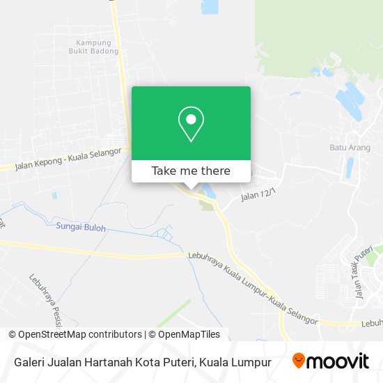 Galeri Jualan Hartanah Kota Puteri map