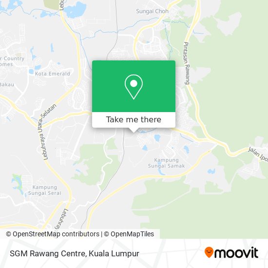 SGM Rawang Centre map