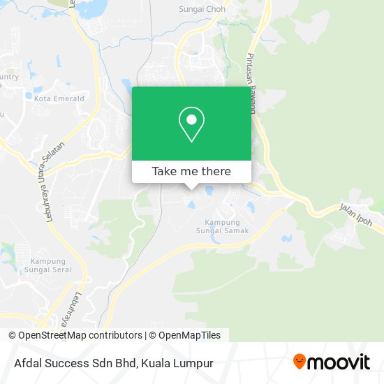 Afdal Success Sdn Bhd map