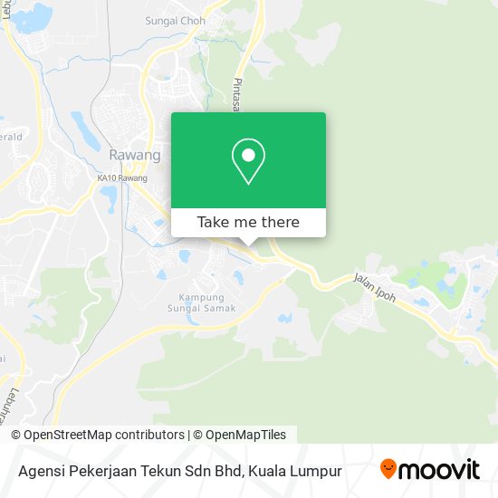 Peta Agensi Pekerjaan Tekun Sdn Bhd