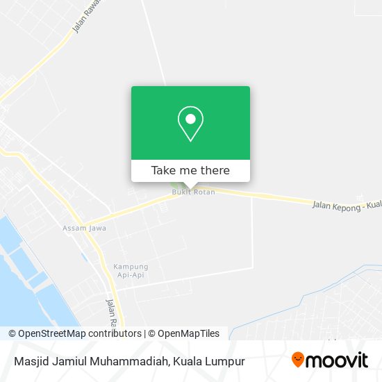 Masjid Jamiul Muhammadiah map
