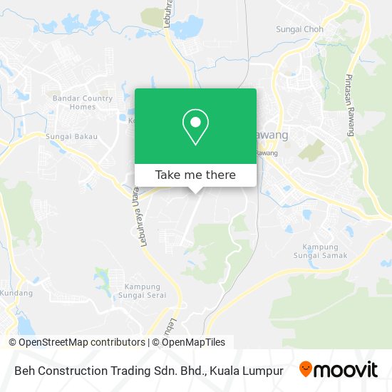 Beh Construction Trading Sdn. Bhd. map