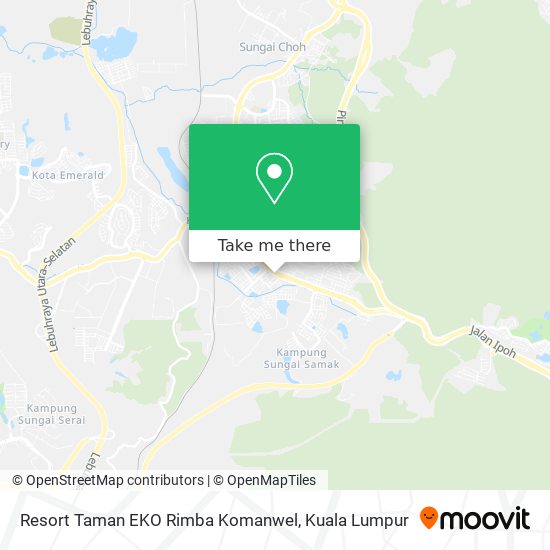 Resort Taman EKO Rimba Komanwel map