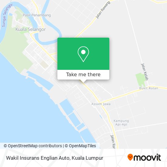 Wakil Insurans Englian Auto map