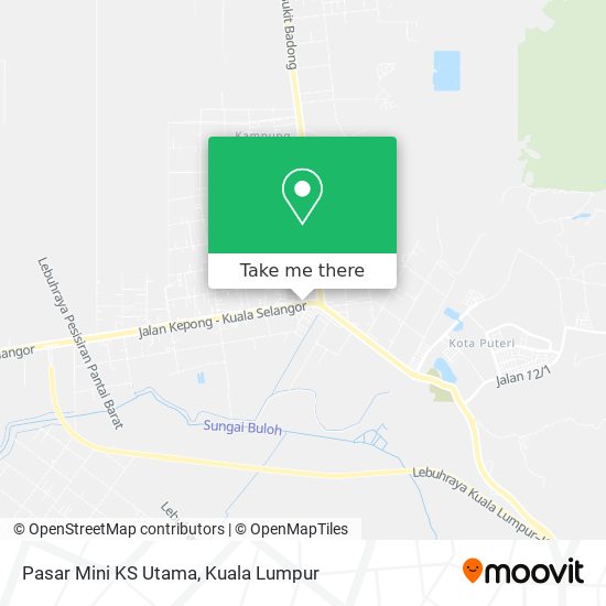 Pasar Mini KS Utama map