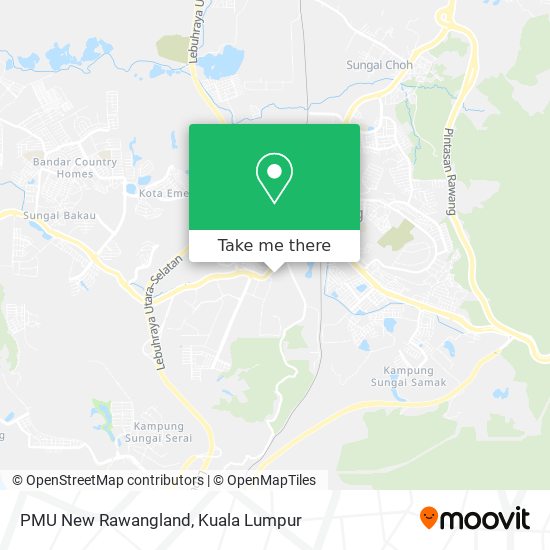 PMU New Rawangland map