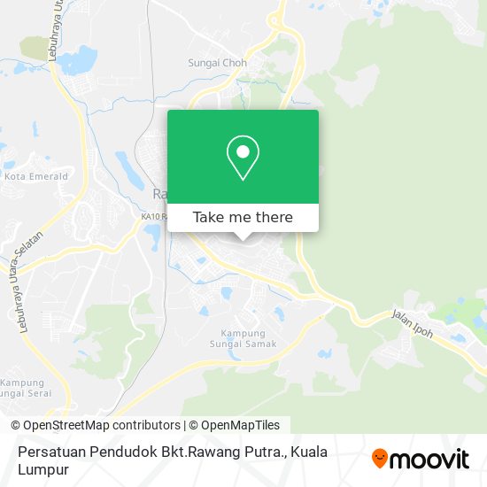 Persatuan Pendudok Bkt.Rawang Putra. map