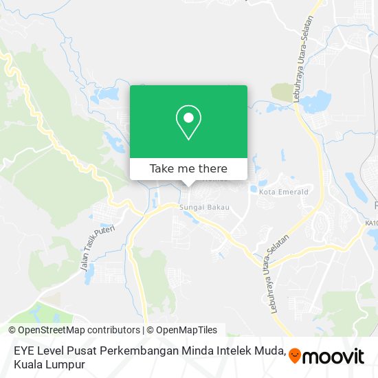 Peta EYE Level Pusat Perkembangan Minda Intelek Muda