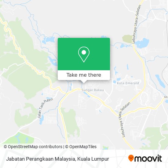Jabatan Perangkaan Malaysia map