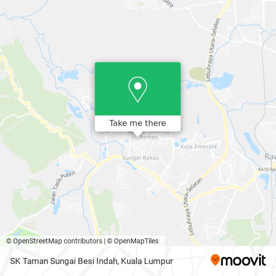 Peta SK Taman Sungai Besi Indah