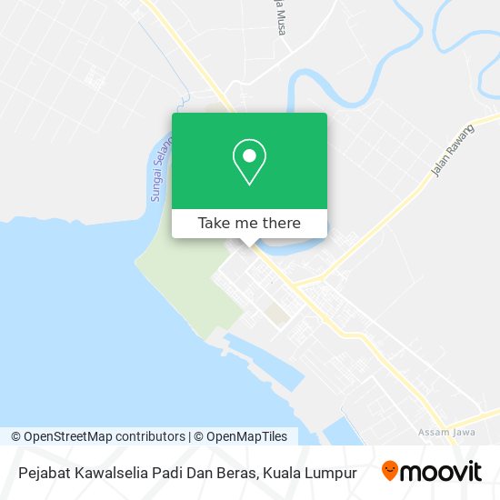 Peta Pejabat Kawalselia Padi Dan Beras