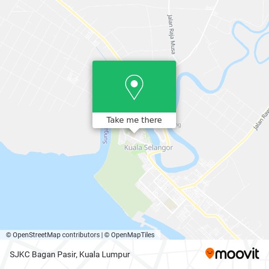 SJKC Bagan Pasir map