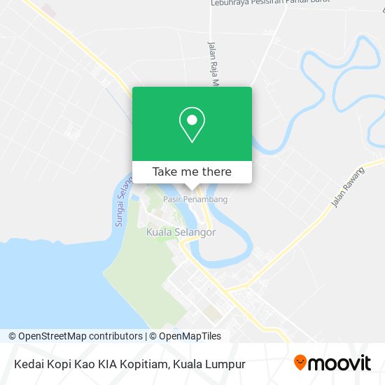 Kedai Kopi Kao KIA Kopitiam map