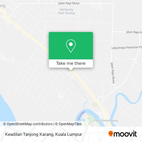 Keadilan Tanjong Karang map