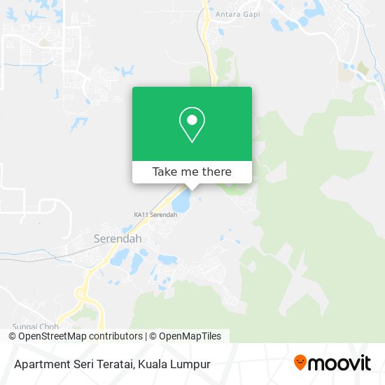 Peta Apartment Seri Teratai