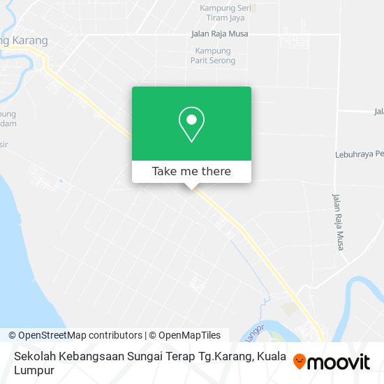 Peta Sekolah Kebangsaan Sungai Terap Tg.Karang