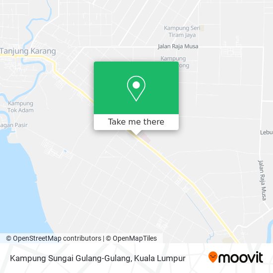 Peta Kampung Sungai Gulang-Gulang