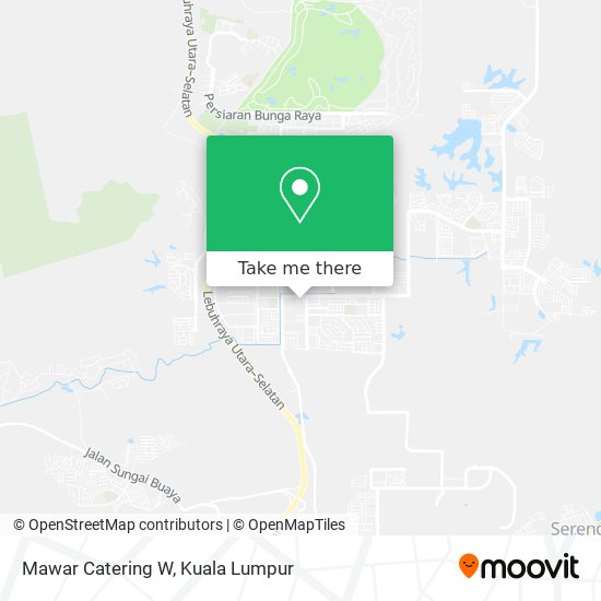 Mawar Catering W map