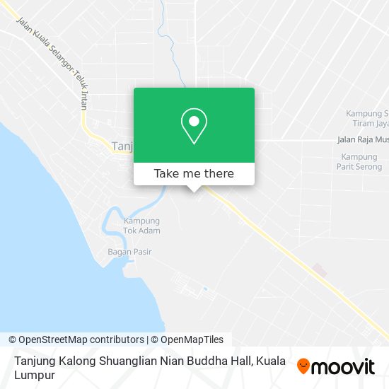 Tanjung Kalong Shuanglian Nian Buddha Hall map