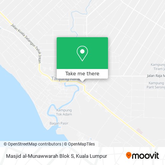 Masjid al-Munawwarah Blok S map