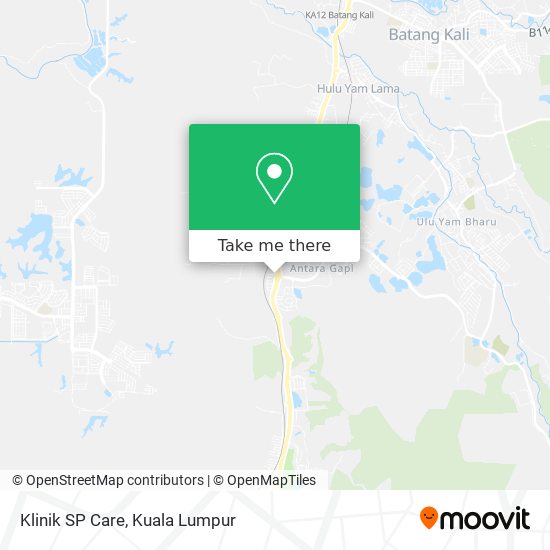 Klinik SP Care map