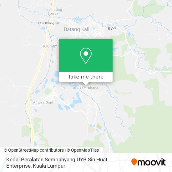 Kedai Peralatan Sembahyang UYB Sin Huat Enterprise map