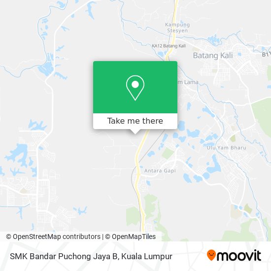Peta SMK Bandar Puchong Jaya B