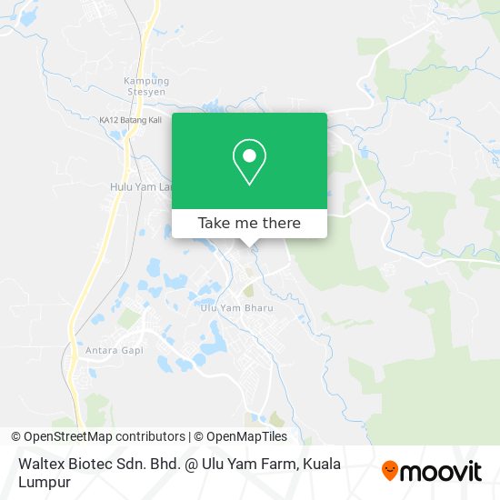 Waltex Biotec Sdn. Bhd. @ Ulu Yam Farm map