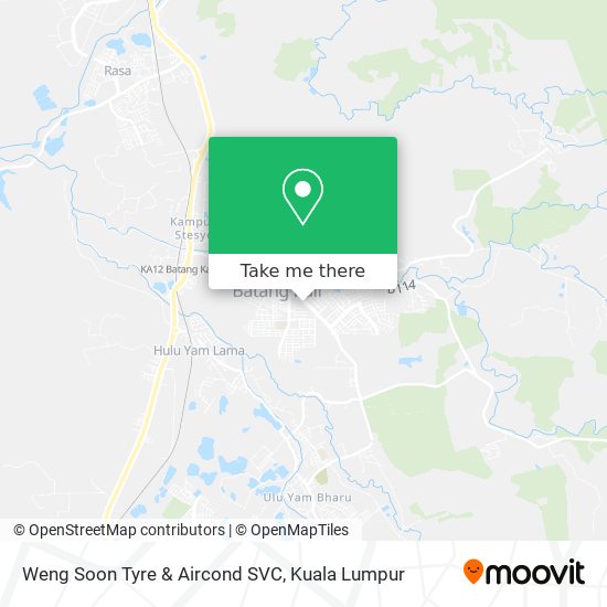 Weng Soon Tyre & Aircond SVC map
