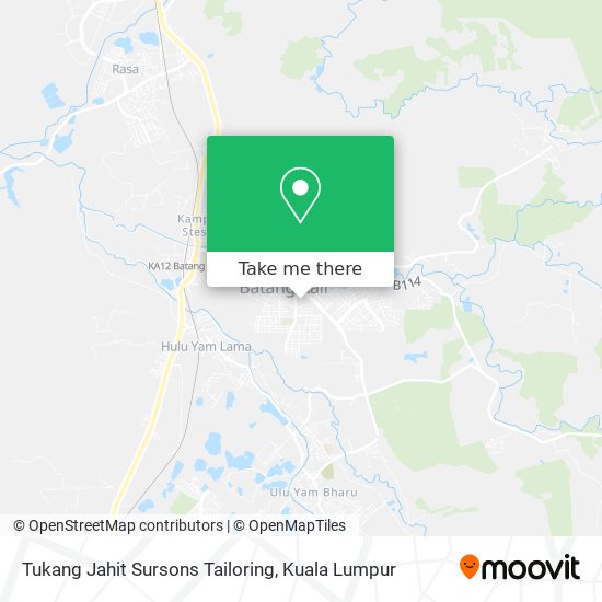 Tukang Jahit Sursons Tailoring map