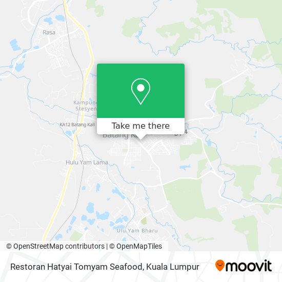 Restoran Hatyai Tomyam Seafood map