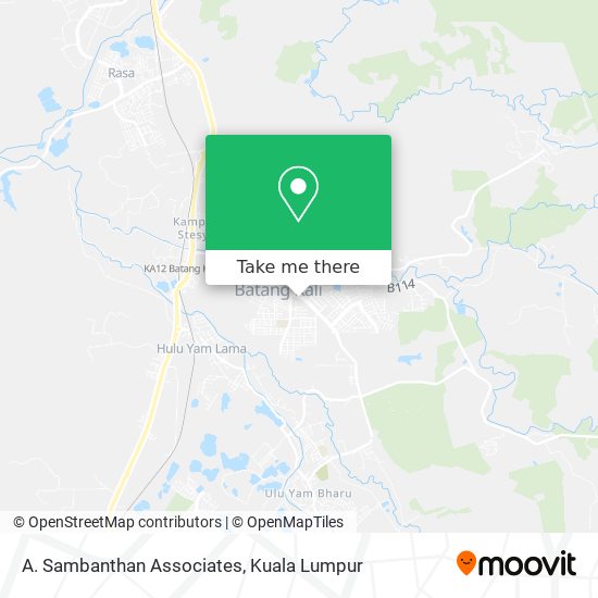 A. Sambanthan Associates map