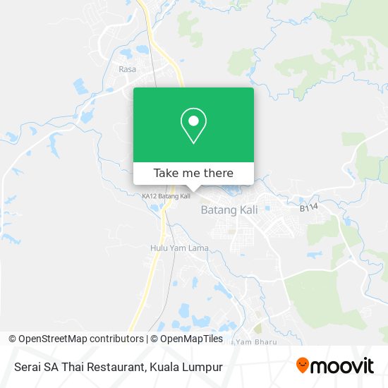 Serai SA Thai Restaurant map