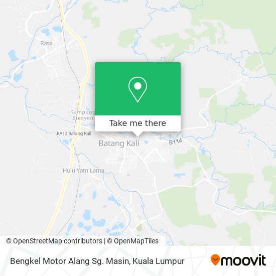 Bengkel Motor Alang Sg. Masin map