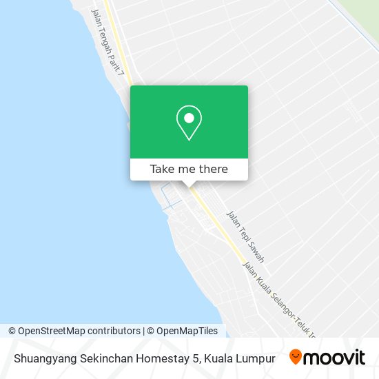 Peta Shuangyang Sekinchan Homestay 5