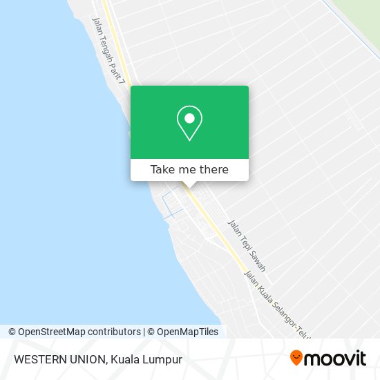 WESTERN UNION map