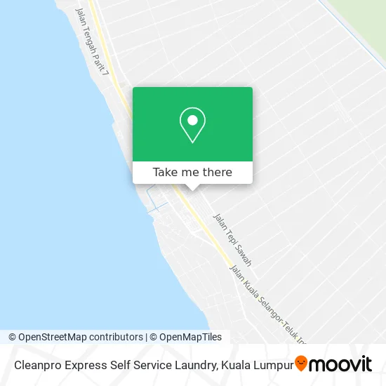 Cleanpro Express Self Service Laundry map