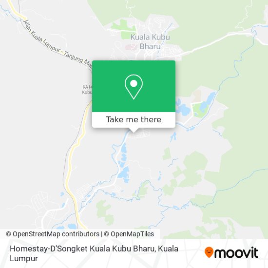 Peta Homestay-D'Songket Kuala Kubu Bharu