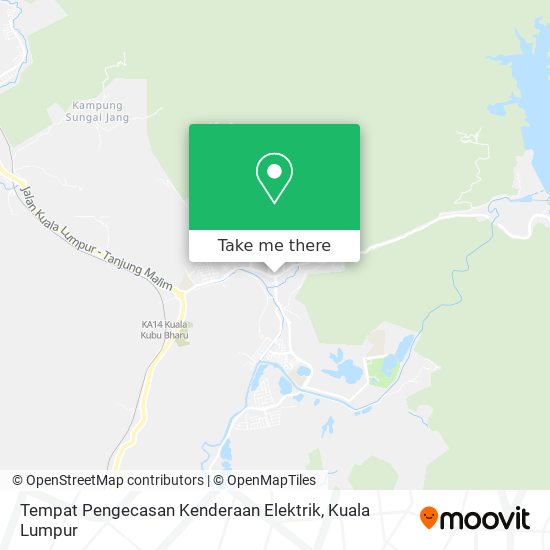 Peta Tempat Pengecasan Kenderaan Elektrik