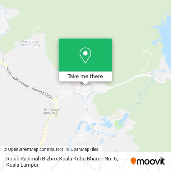 Rojak Rahimah Bizbox Kuala Kubu Bharu - No. 6 map