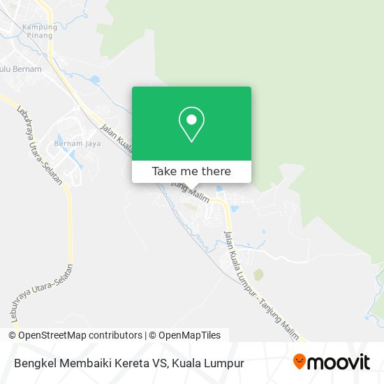 Bengkel Membaiki Kereta VS map