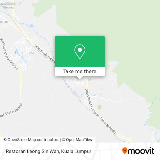 Restoran Leong Sin Wah map