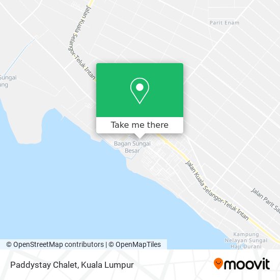 Paddystay Chalet map