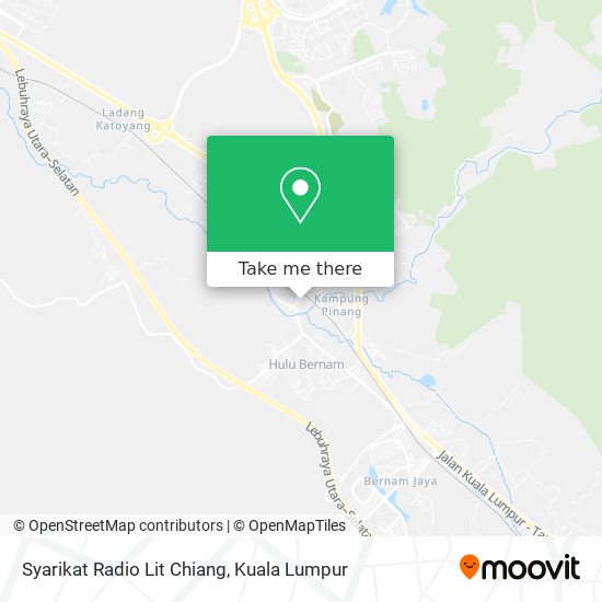 Syarikat Radio Lit Chiang map