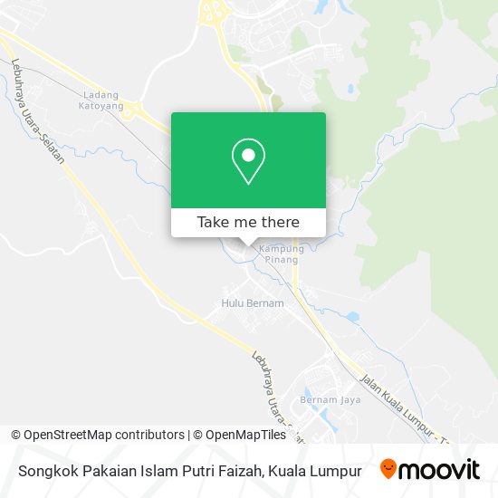 Songkok Pakaian Islam Putri Faizah map