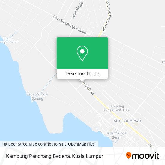 Peta Kampung Panchang Bedena