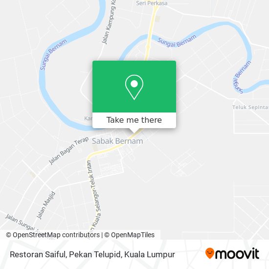 Restoran Saiful, Pekan Telupid map