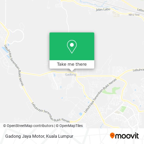 Gadong Jaya Motor map