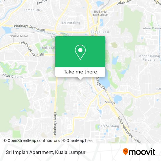 Sri Impian Apartment map